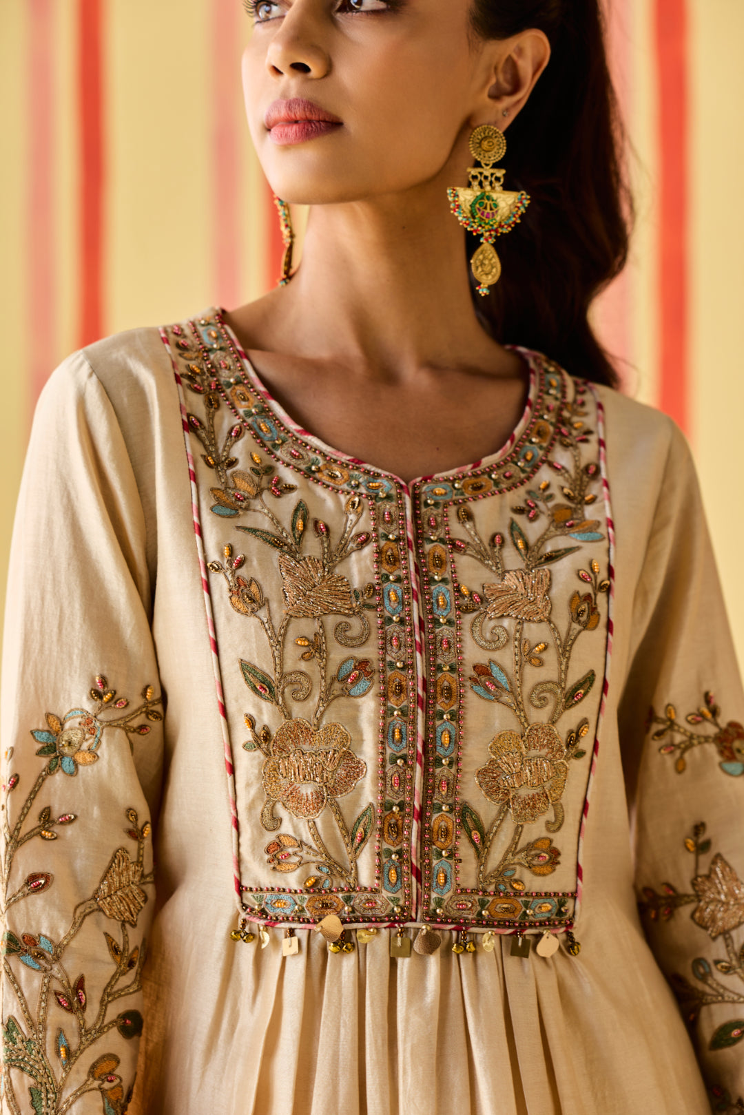 Manura Tussar Kurta Set