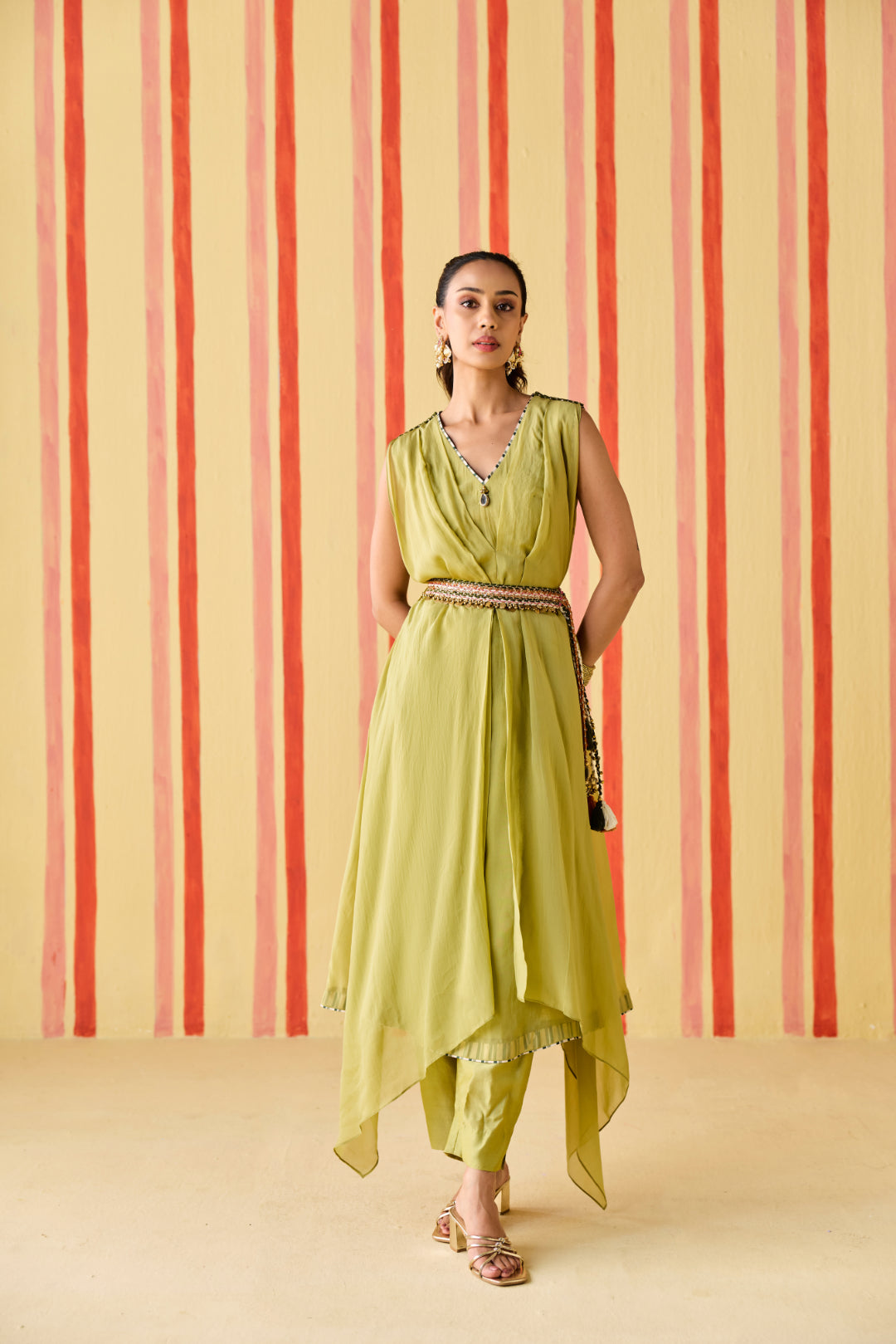 Zara Green Kurta Set