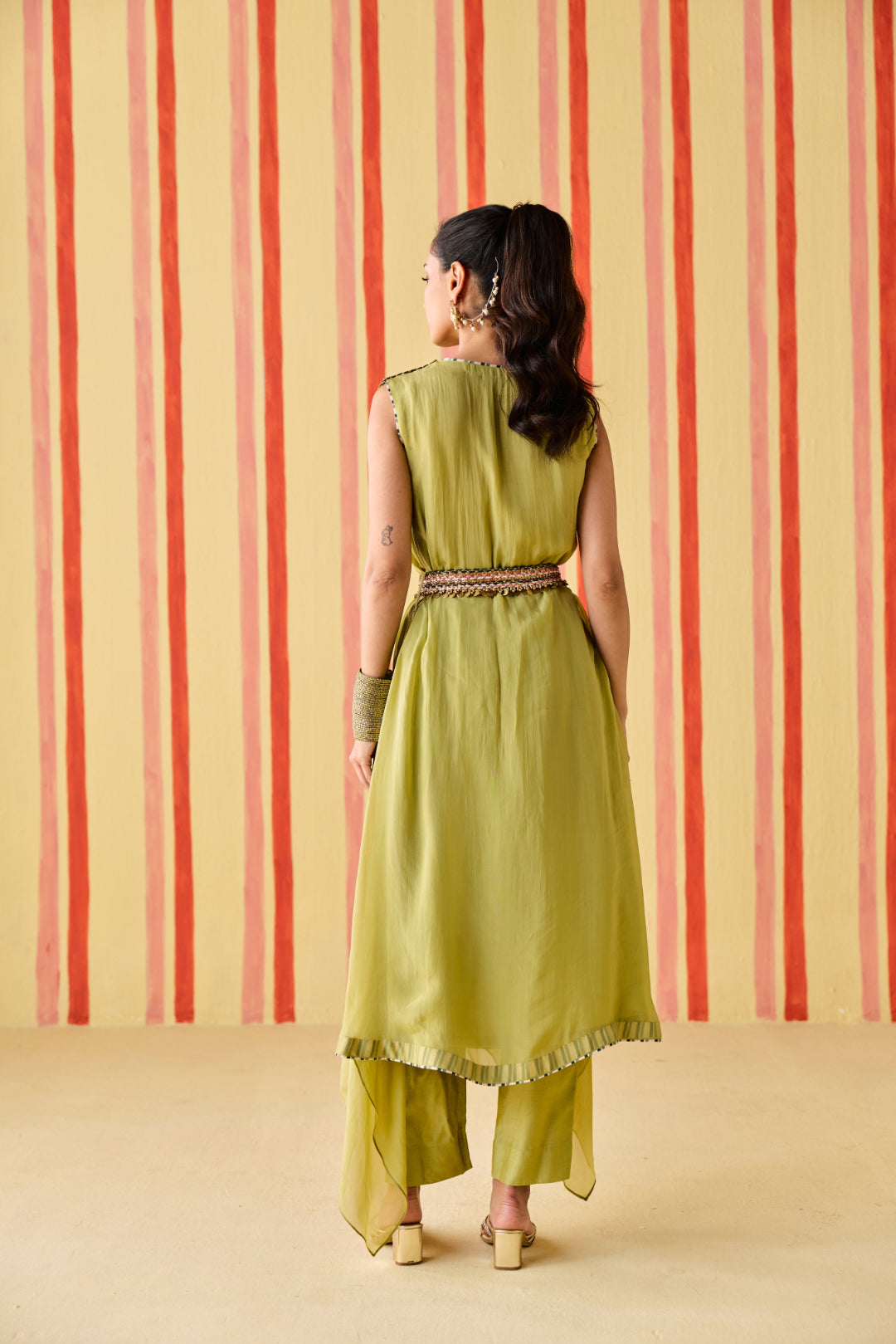 Zara Green Kurta Set