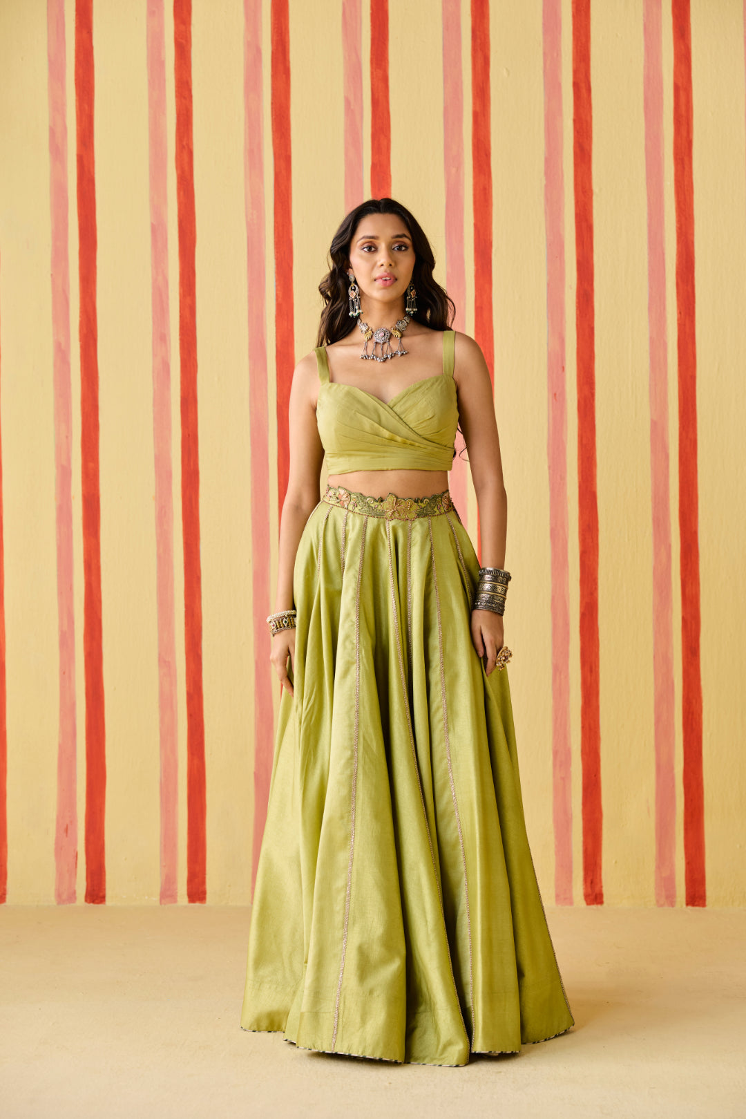 Kyra Green Lehenga