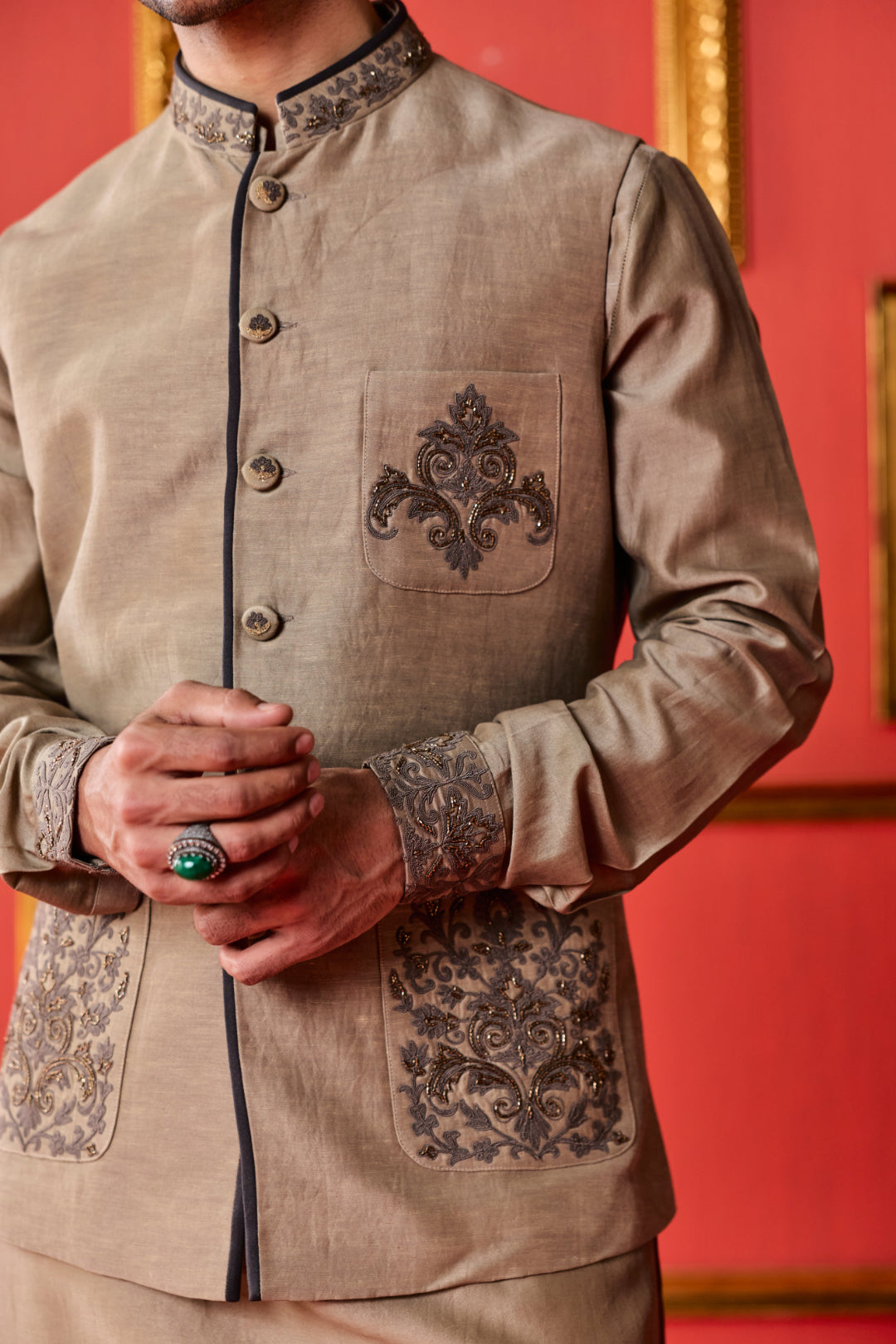 Advik Nehru Jacket Set