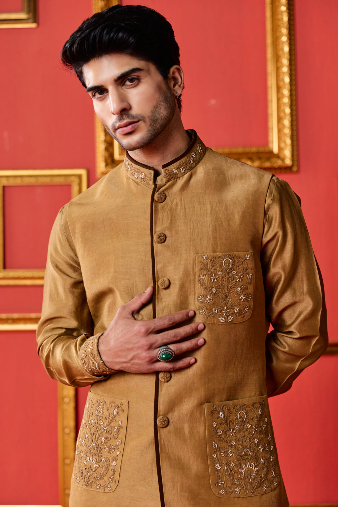 Pranav Nehru Jacket Set