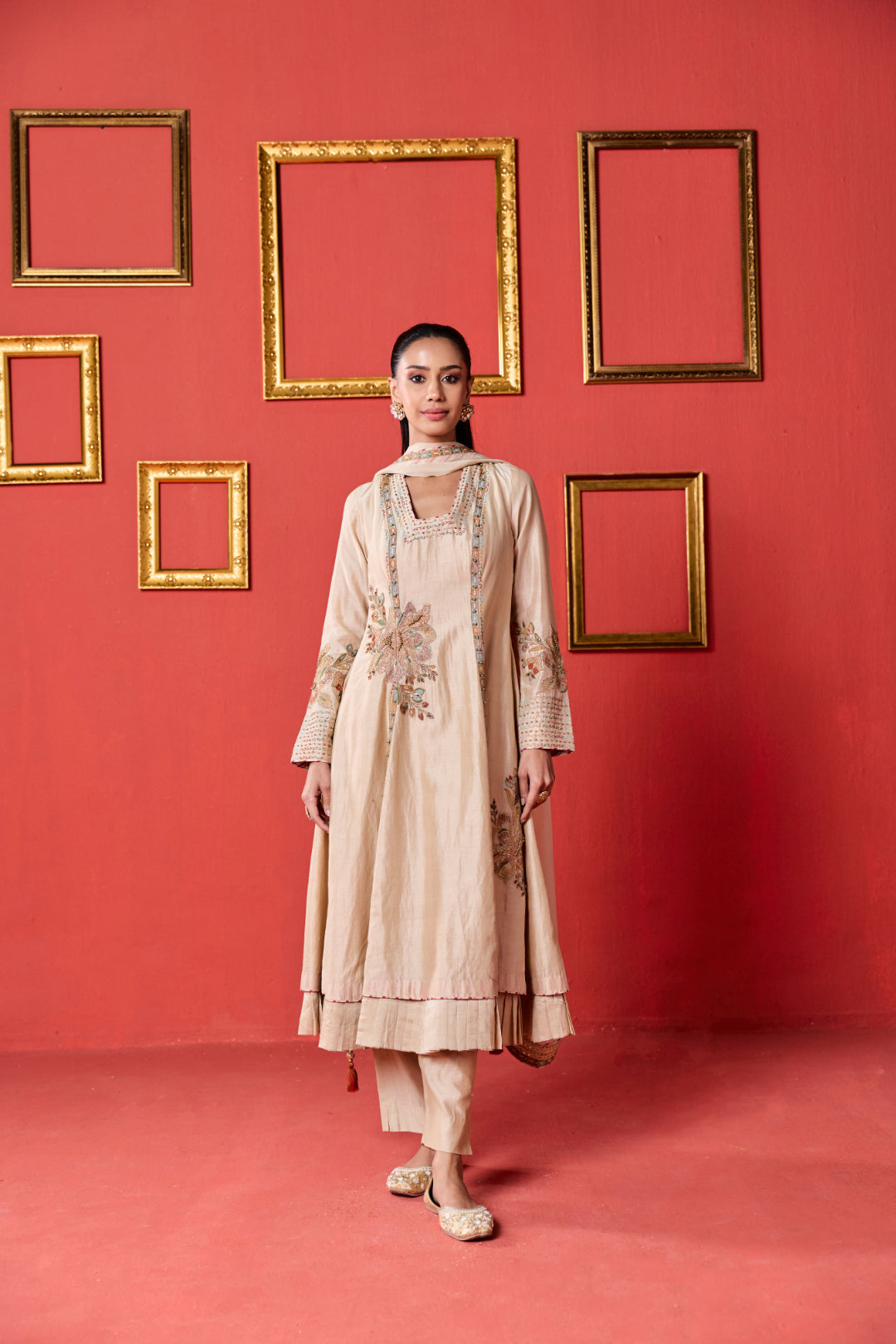 Gori Tussar Kurta Set