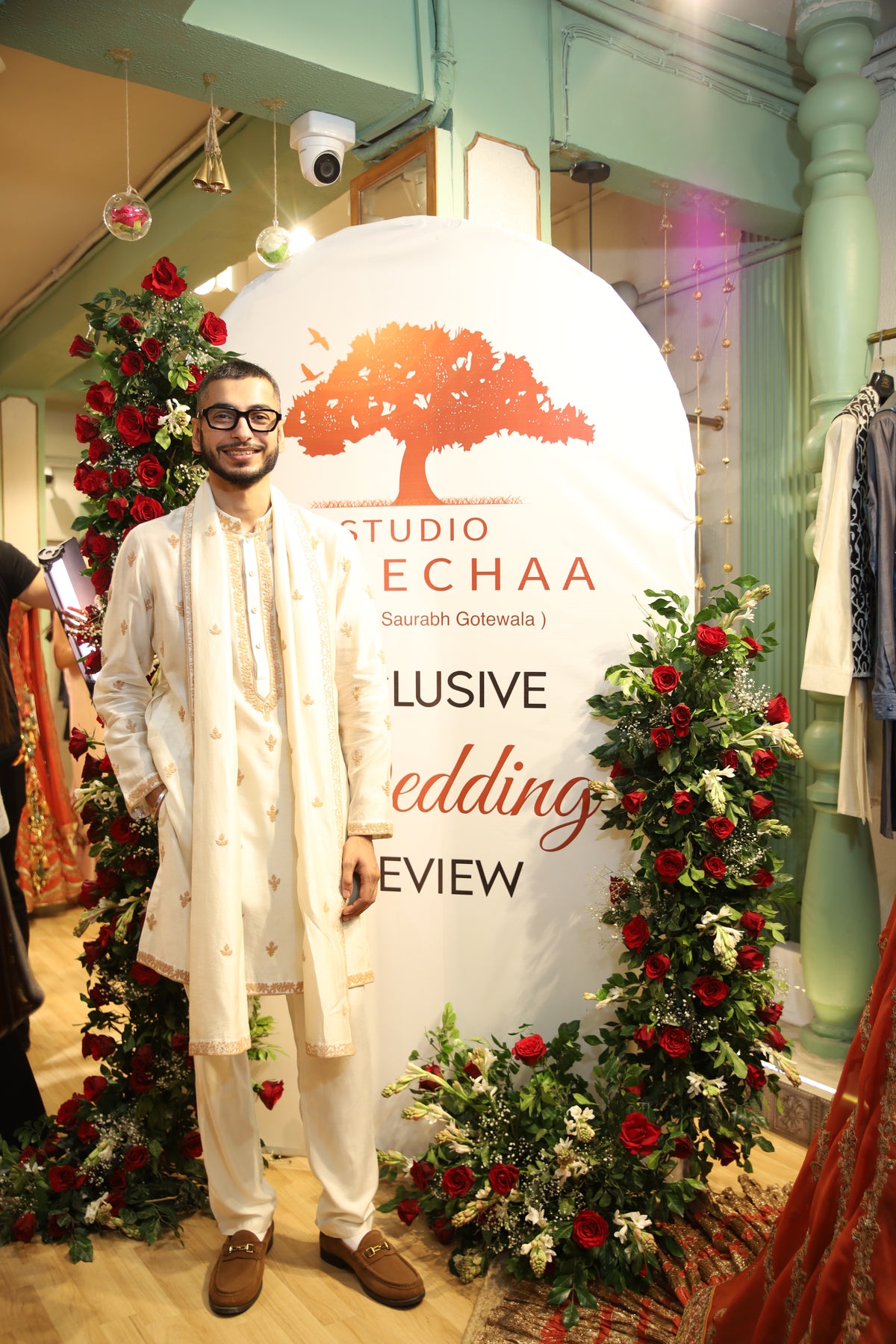 Bharat Kukreja In Khush Kurta Pant Stole Set