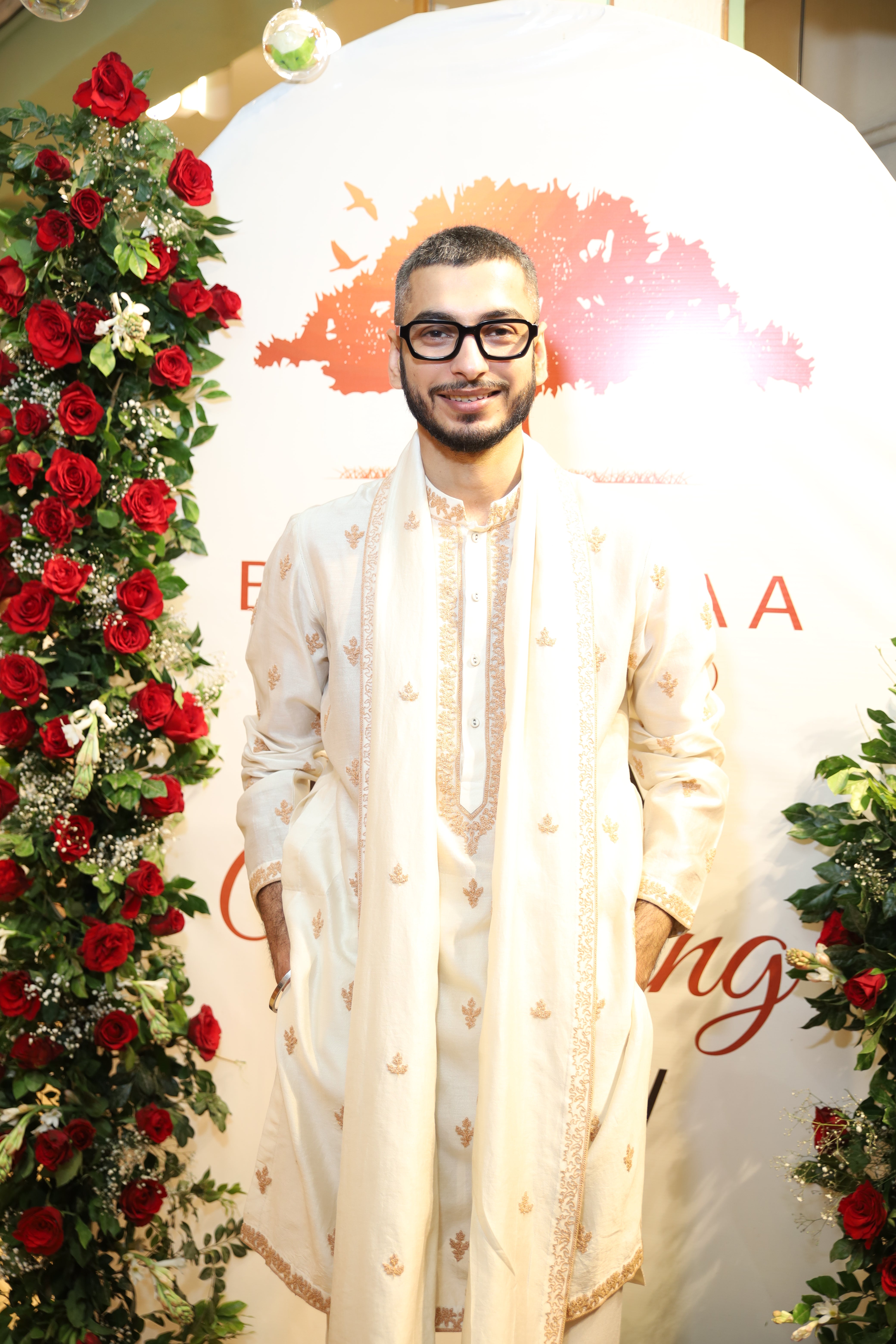 Bharat Kukreja In Khush Kurta Pant Stole Set