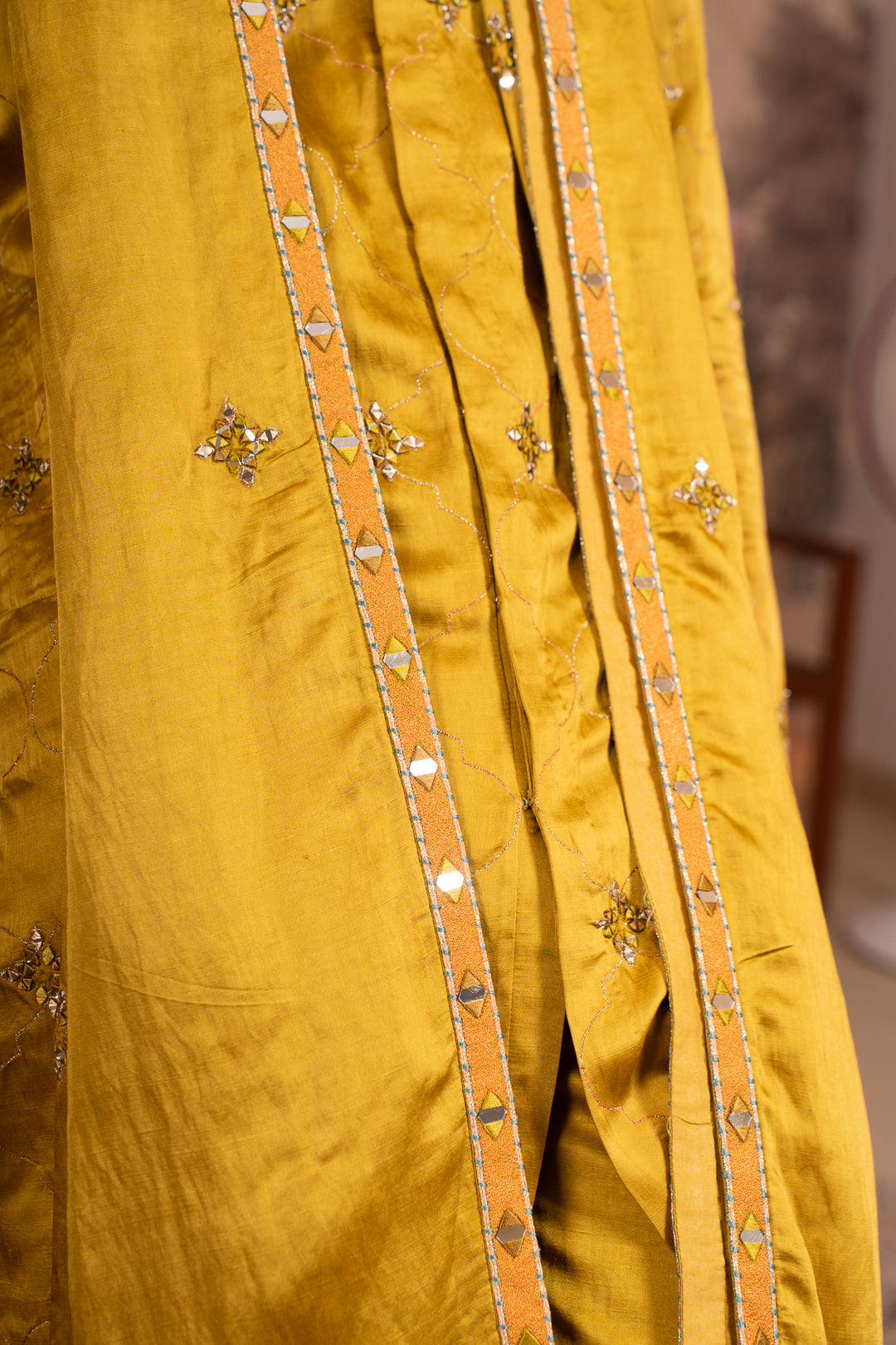ABEER GREENISH YELLOW KURTA SET