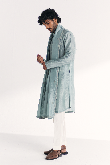 Khyal Blue Kurta Set