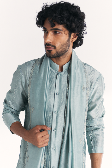 Khyal Blue Kurta Set