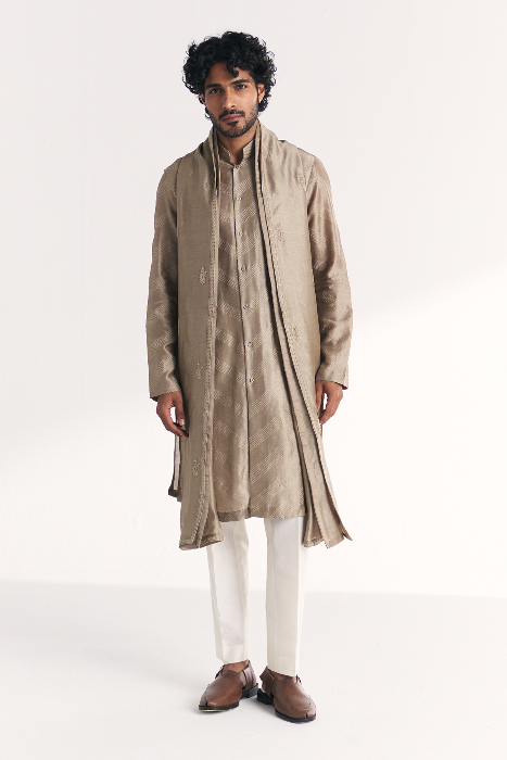 Ellahi Grey Kurta Set