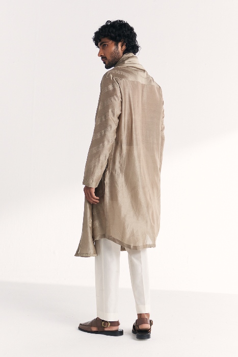 Ellahi Grey Kurta Set