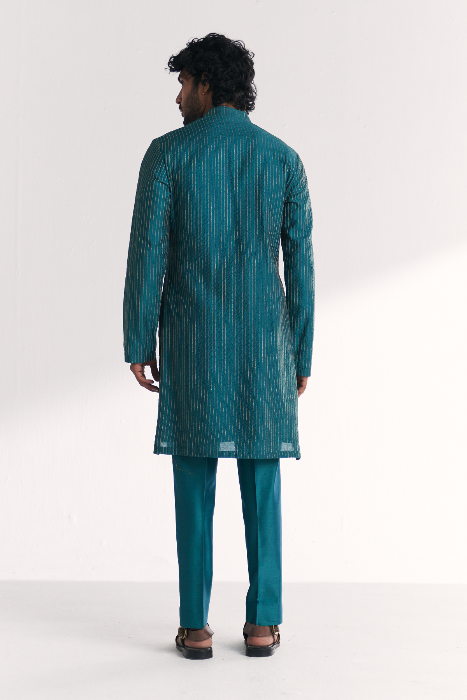 Neelesh Blue Kurta Set