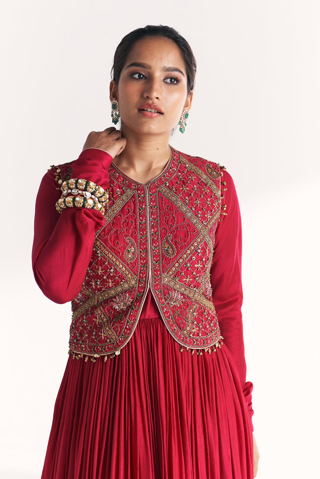 Pakhi Magenta Pink Anarkali