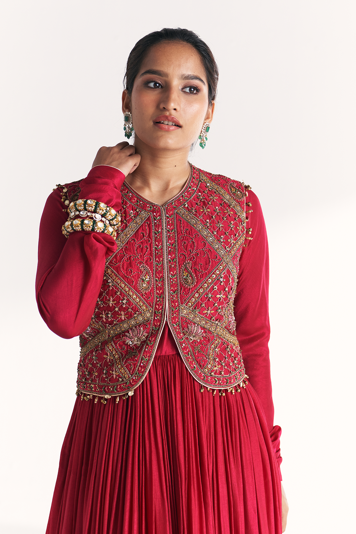 Pakhi Magenta Pink Anarkali
