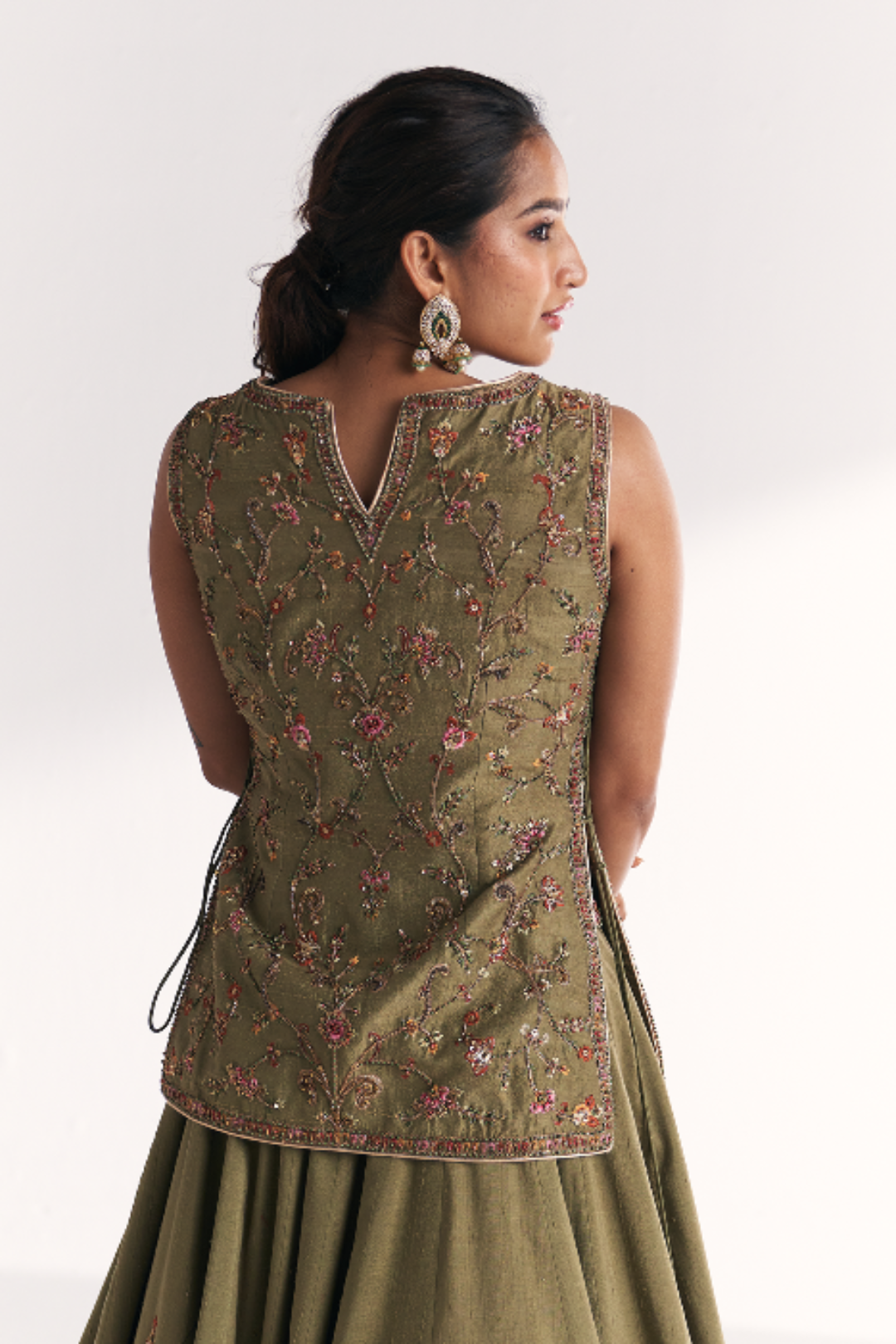 Chandni Green Lehenga Set