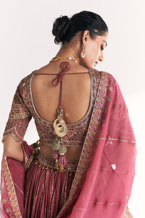 Fitoor Mauve Pink Lehenga Set