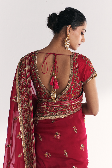 Gauri Magenta Pink Saree