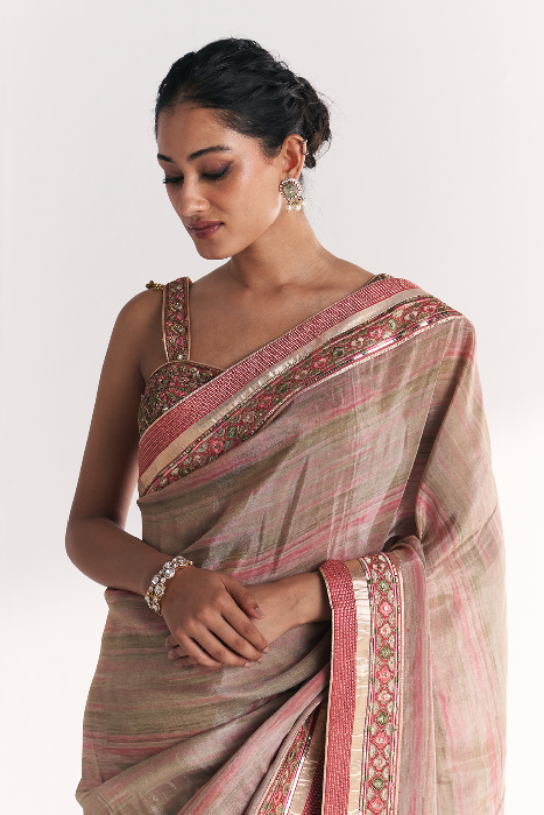 Phoolbagh Pink Saree