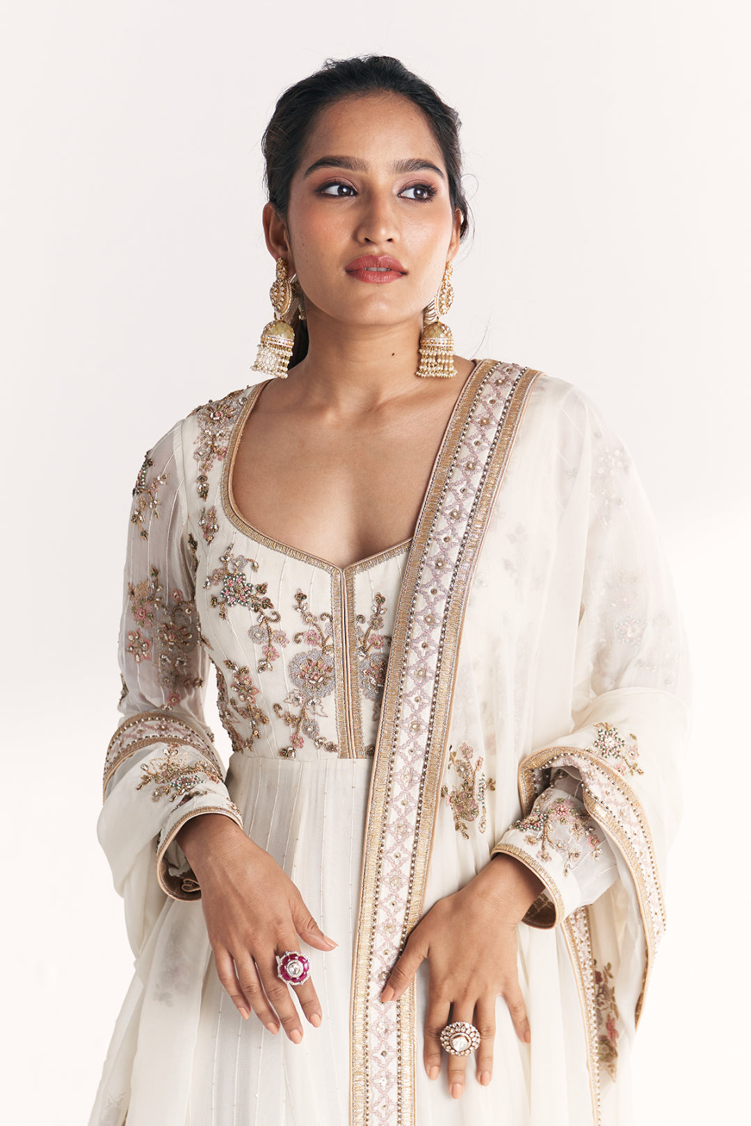 Kaushiki Ivory Anarkali