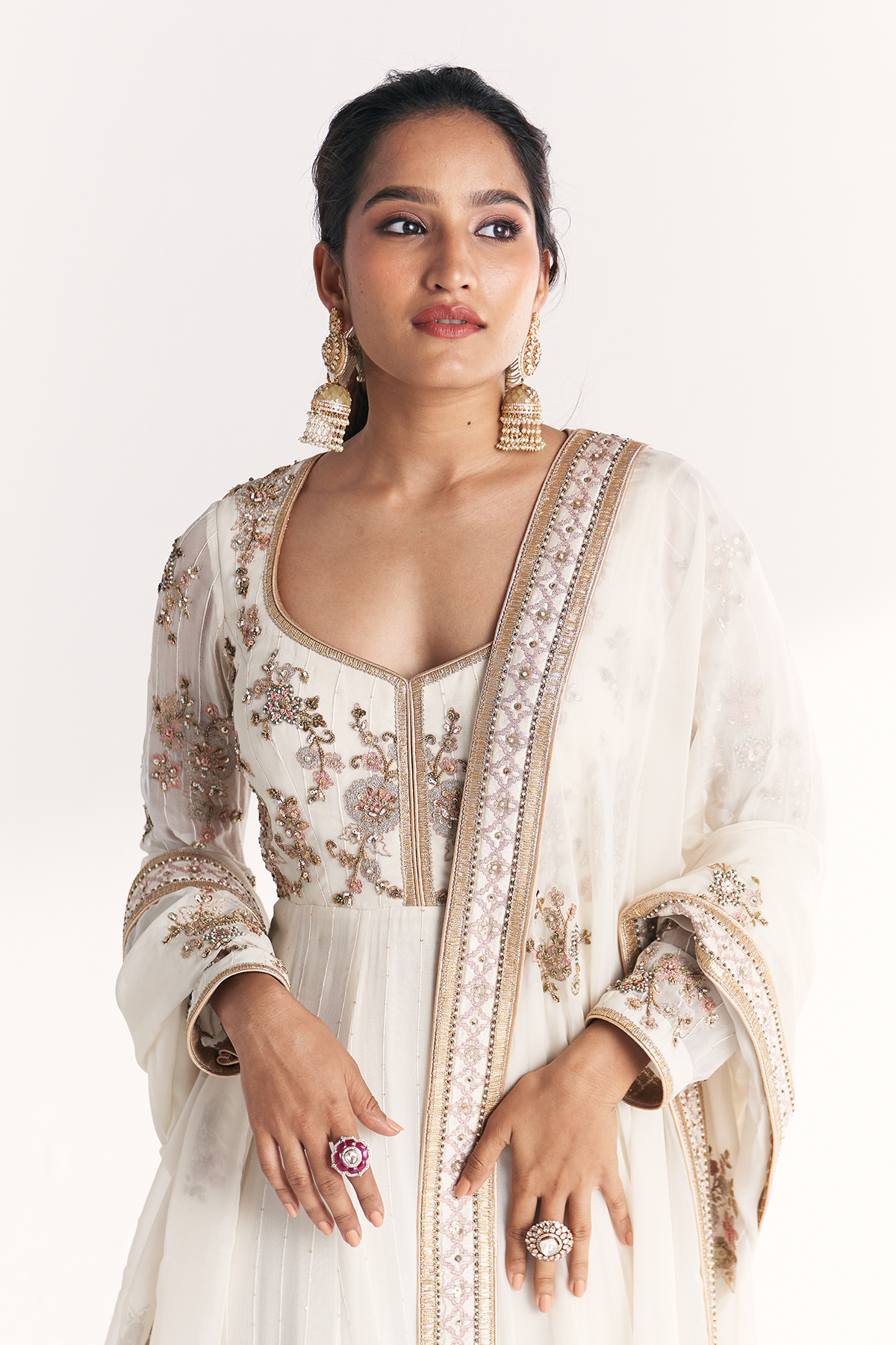 Kaushiki Ivory Anarkali