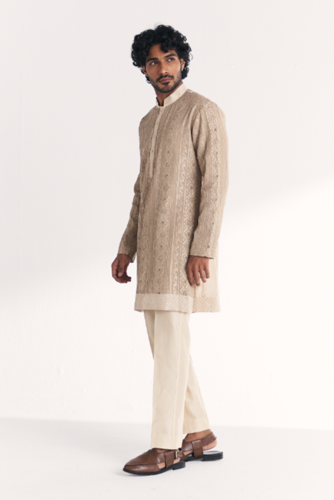 Janak Ivory Kurta Set