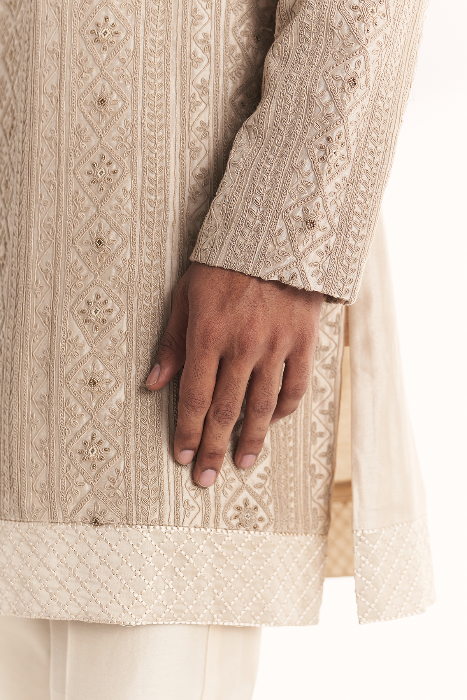 Janak Ivory Kurta Set