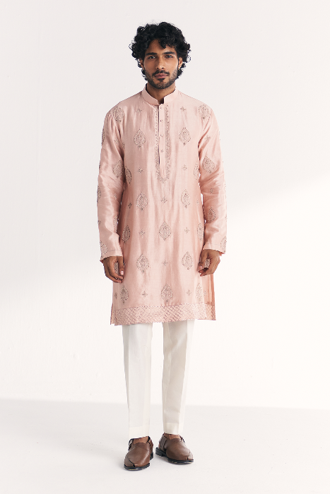 Umber Pink Kurta Set