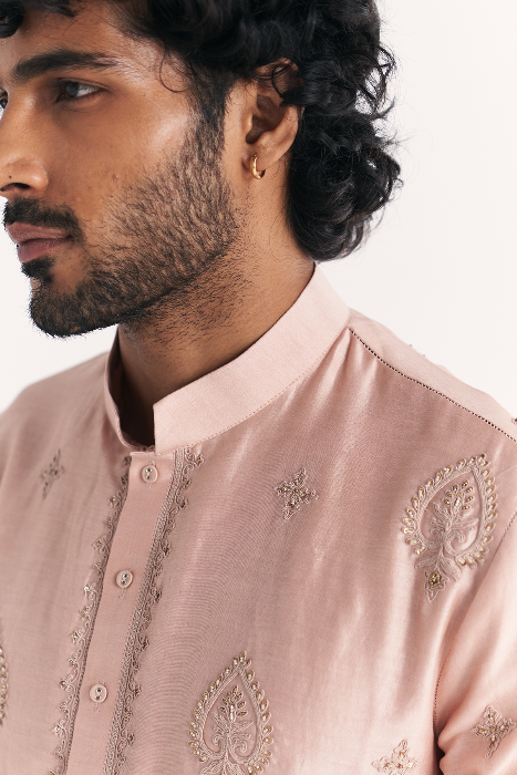 Umber Pink Kurta Set