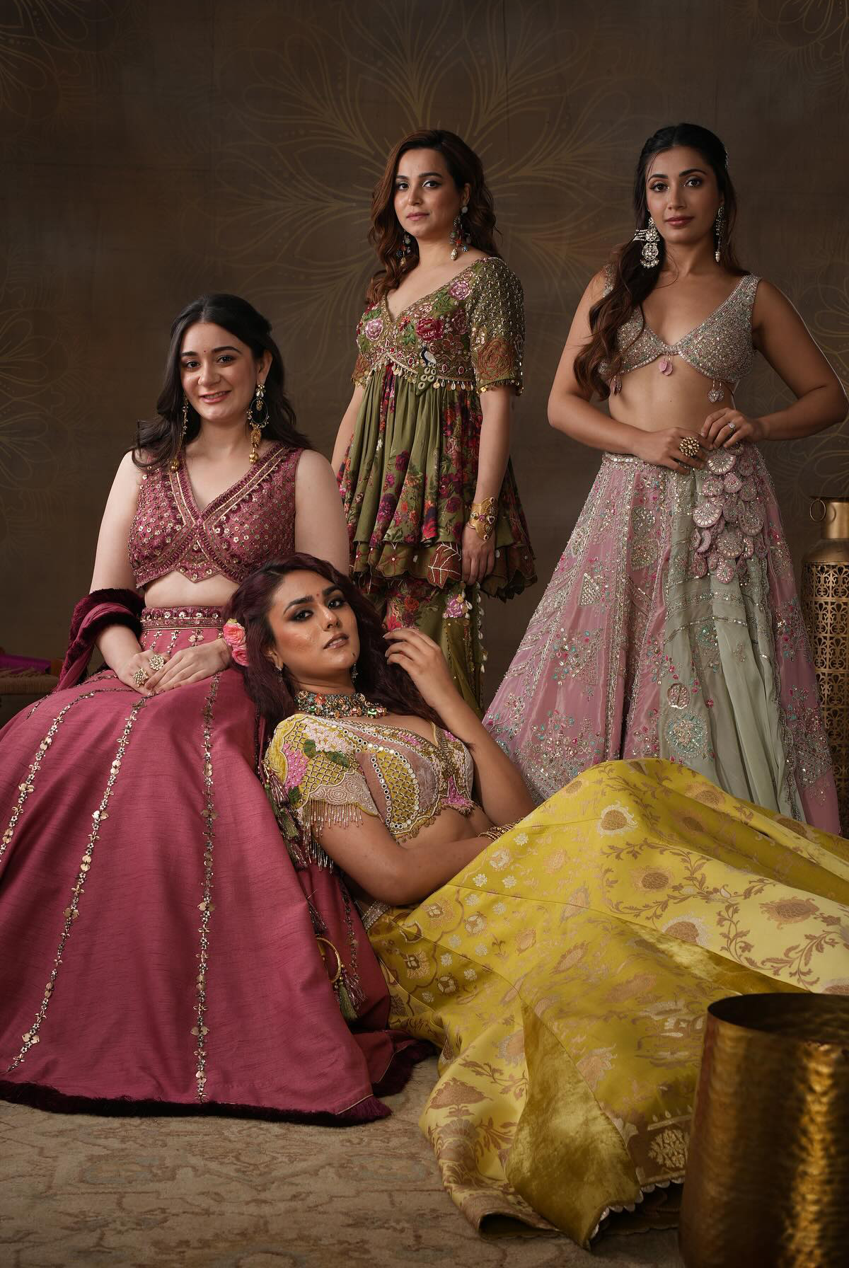 Sana Grover In Rasika Mauve Pink Lehenga Set
