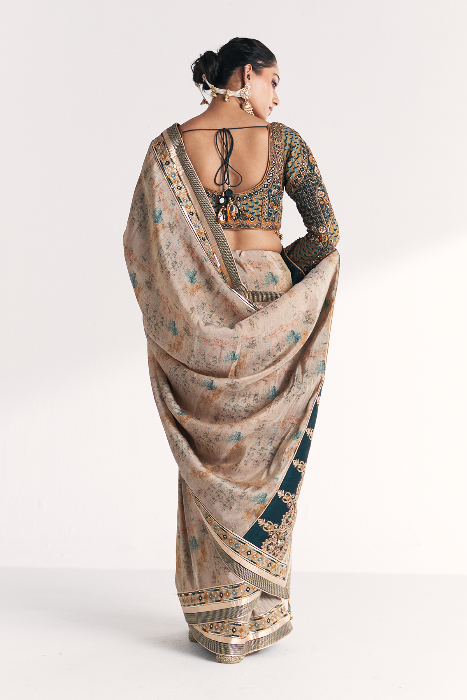 Gitanjali Blue Saree