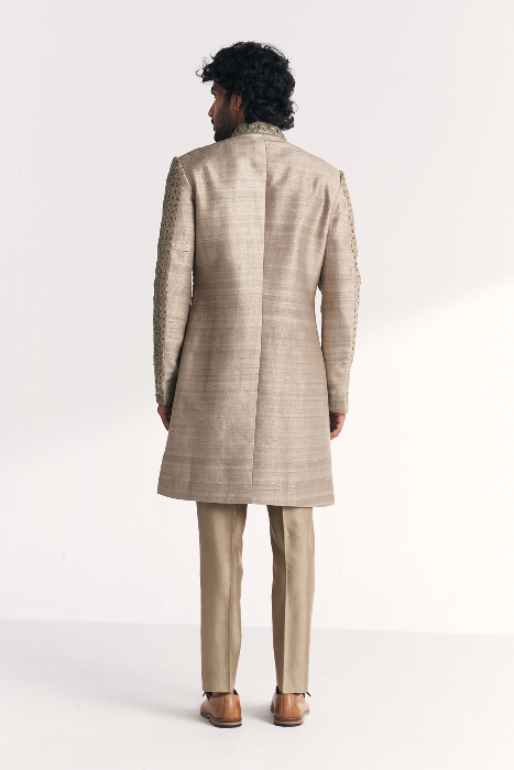 Karan Green Achkan Set