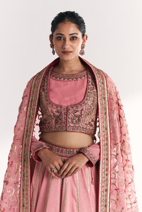 Neelkamal Light Pink Lehenga Set