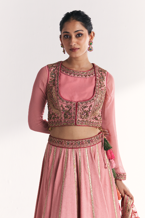 Neelkamal Light Pink Lehenga Set
