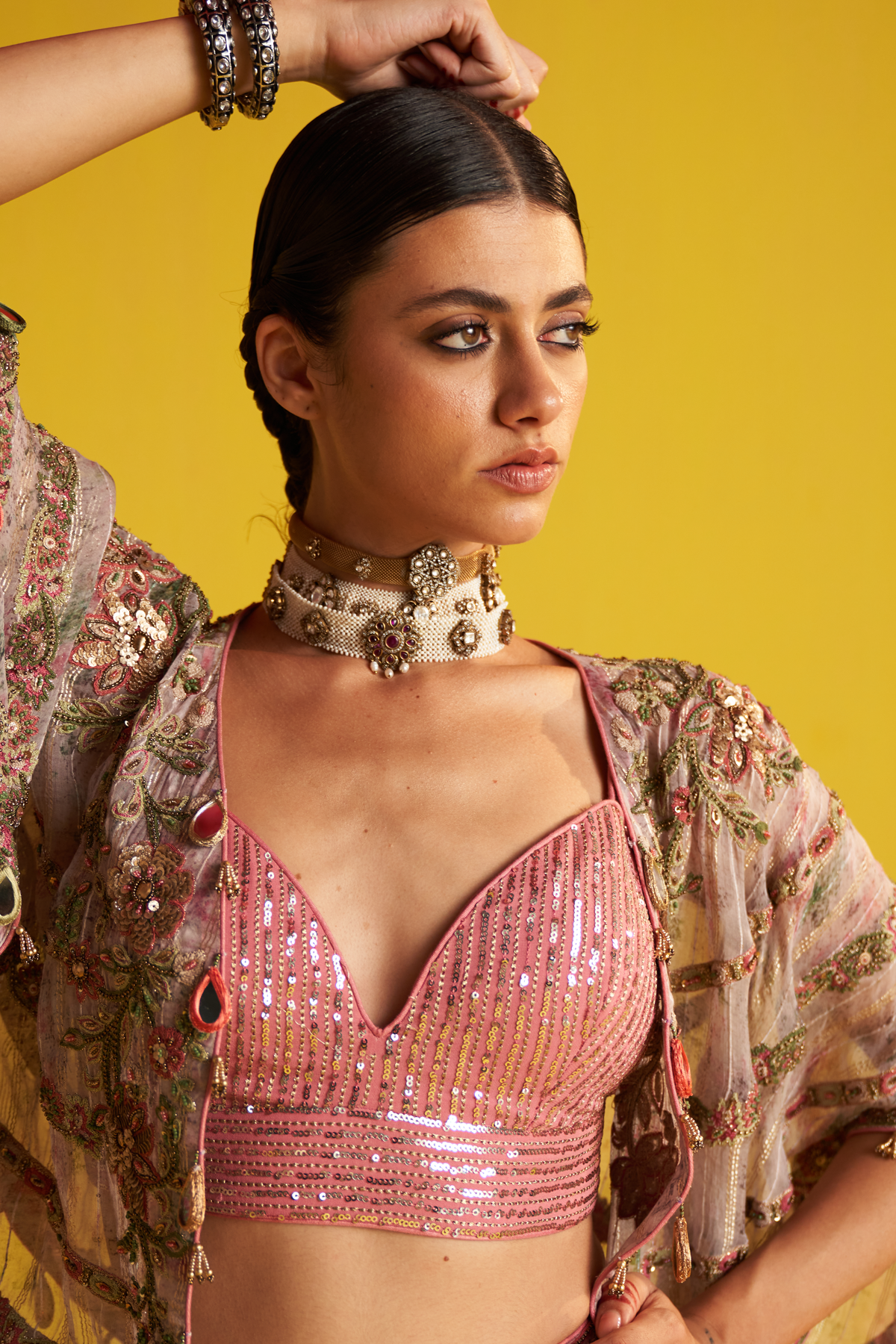 SANYA MULTI COLOR LEHENGA SET