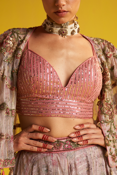 SANYA MULTI COLOR LEHENGA SET