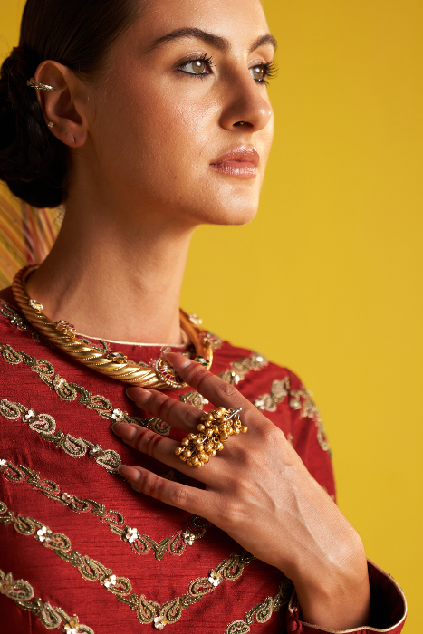 AHANA MULTI COLOR LEHENGA SET