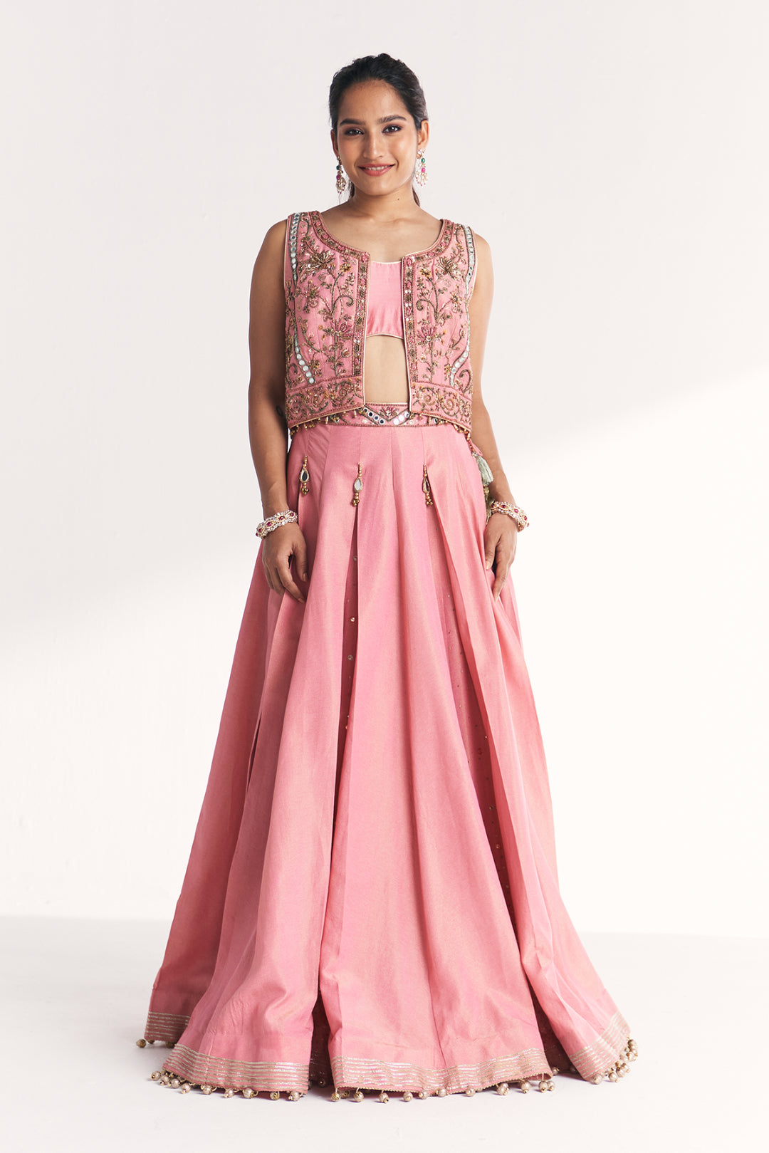 Kimaya Pink Lehenga Set