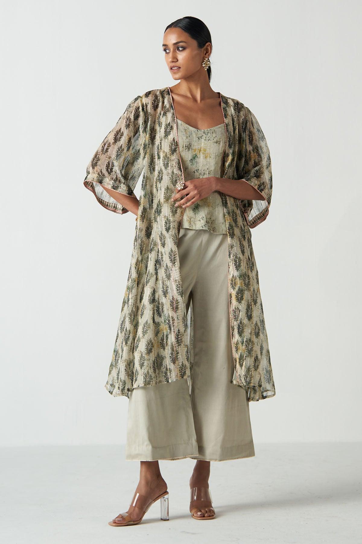 Khishmish Green Coord Set - Studio Bagechaa