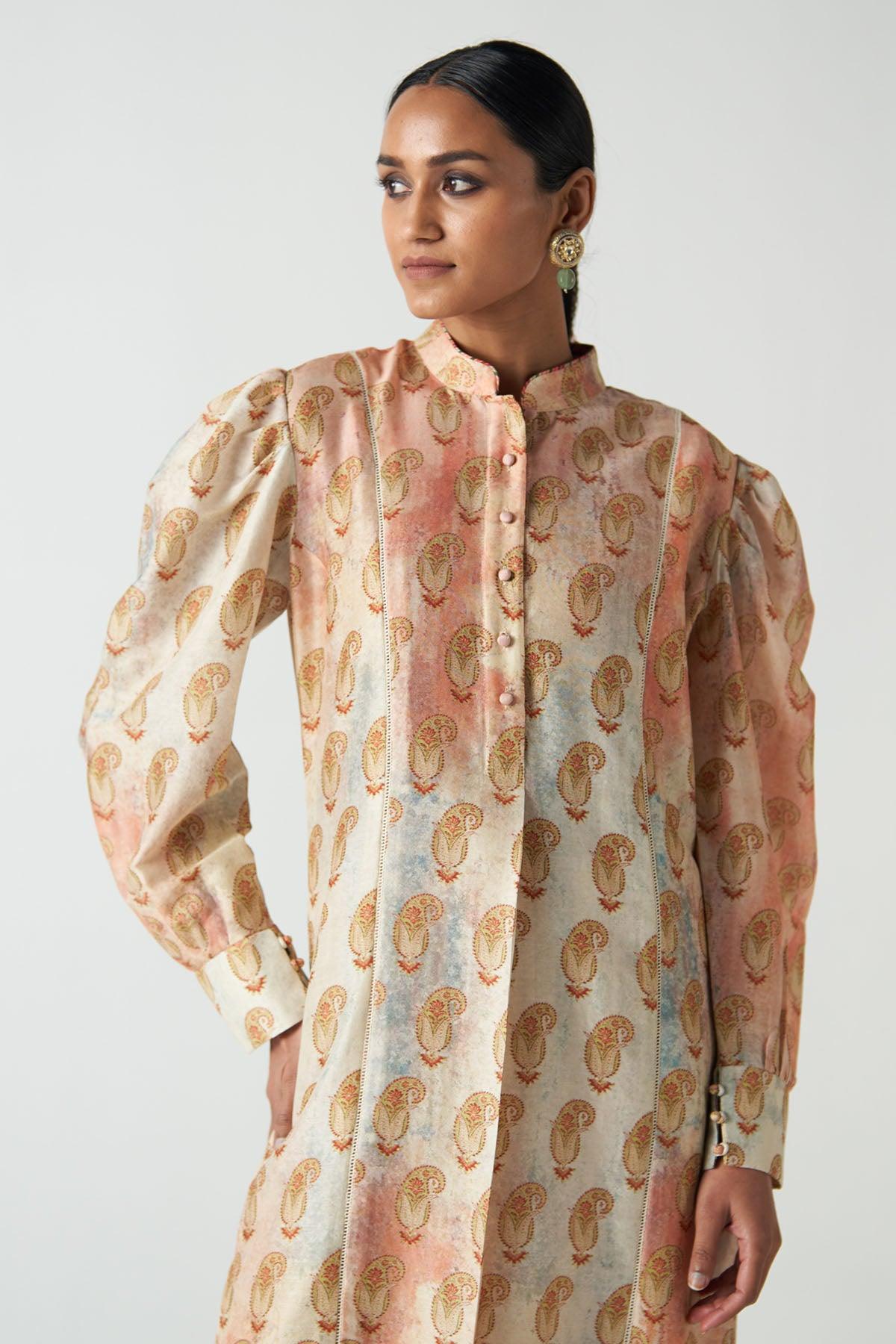 Khumani Peach Coord Set - Studio Bagechaa