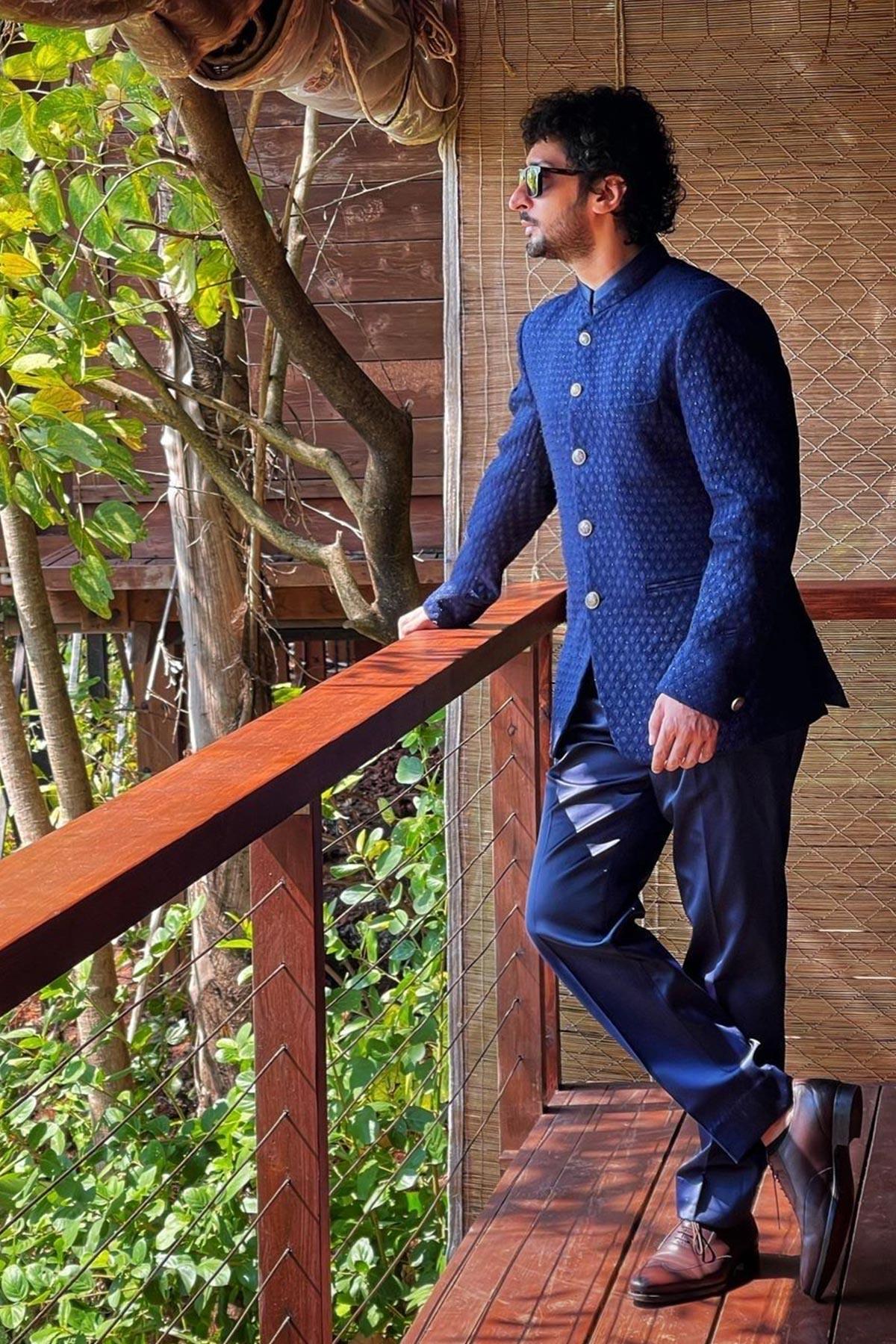 Kunal Karan Kapoor in Enticing Royal Bandh Gala Suit Set - Studio Bagechaa