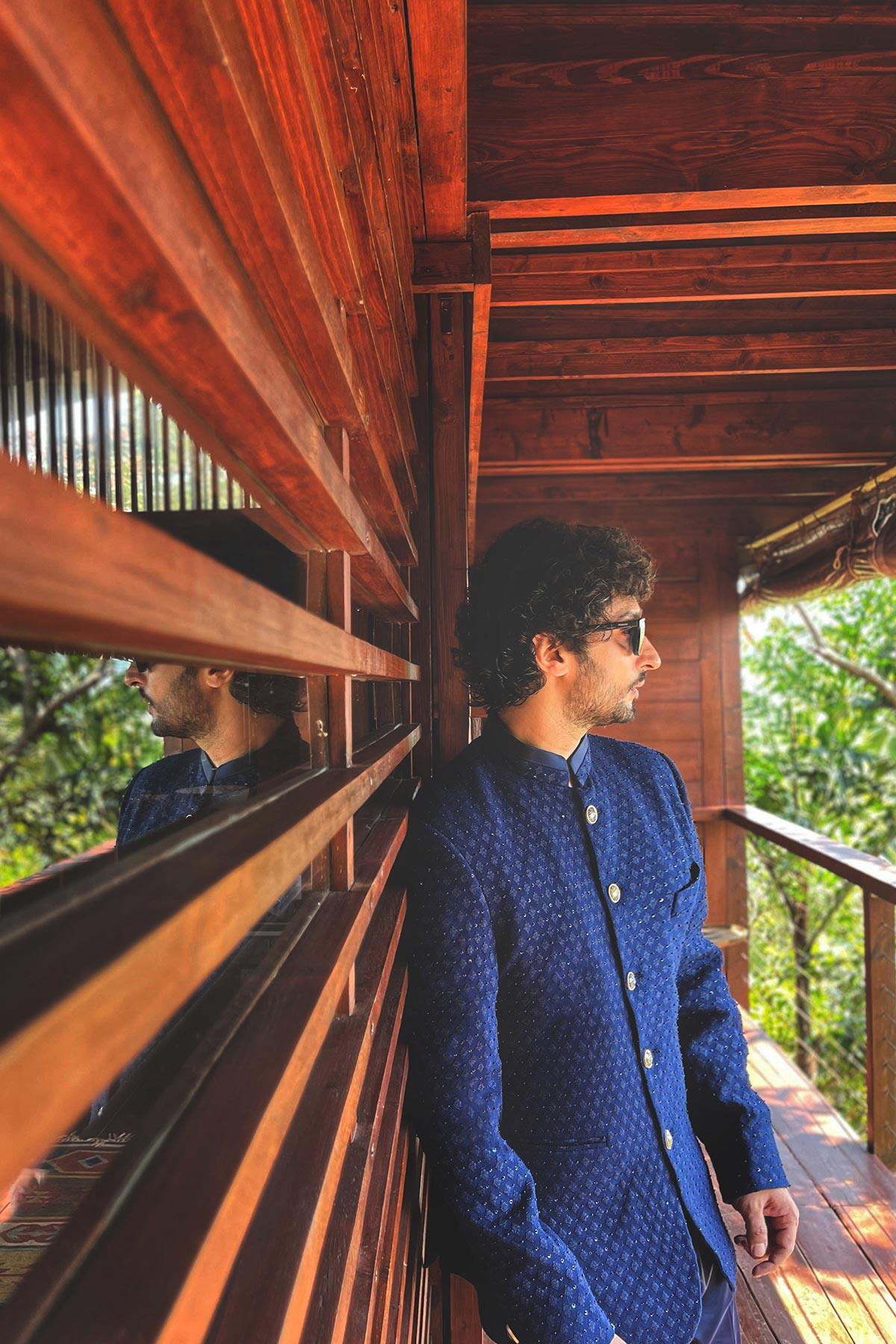 Kunal Karan Kapoor in Enticing Royal Bandh Gala Suit Set - Studio Bagechaa