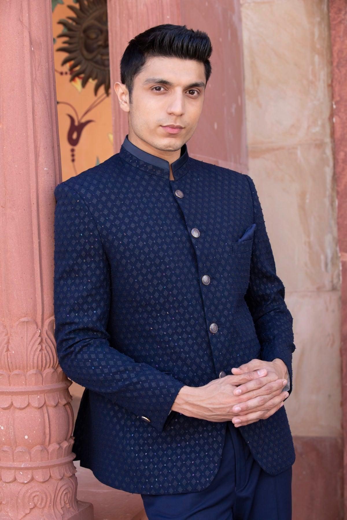 Kunal Karan Kapoor in Enticing Royal Bandh Gala Suit Set - Studio Bagechaa