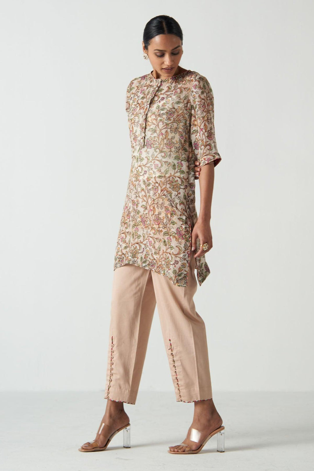 Sharifa Green Coord Set - Studio Bagechaa