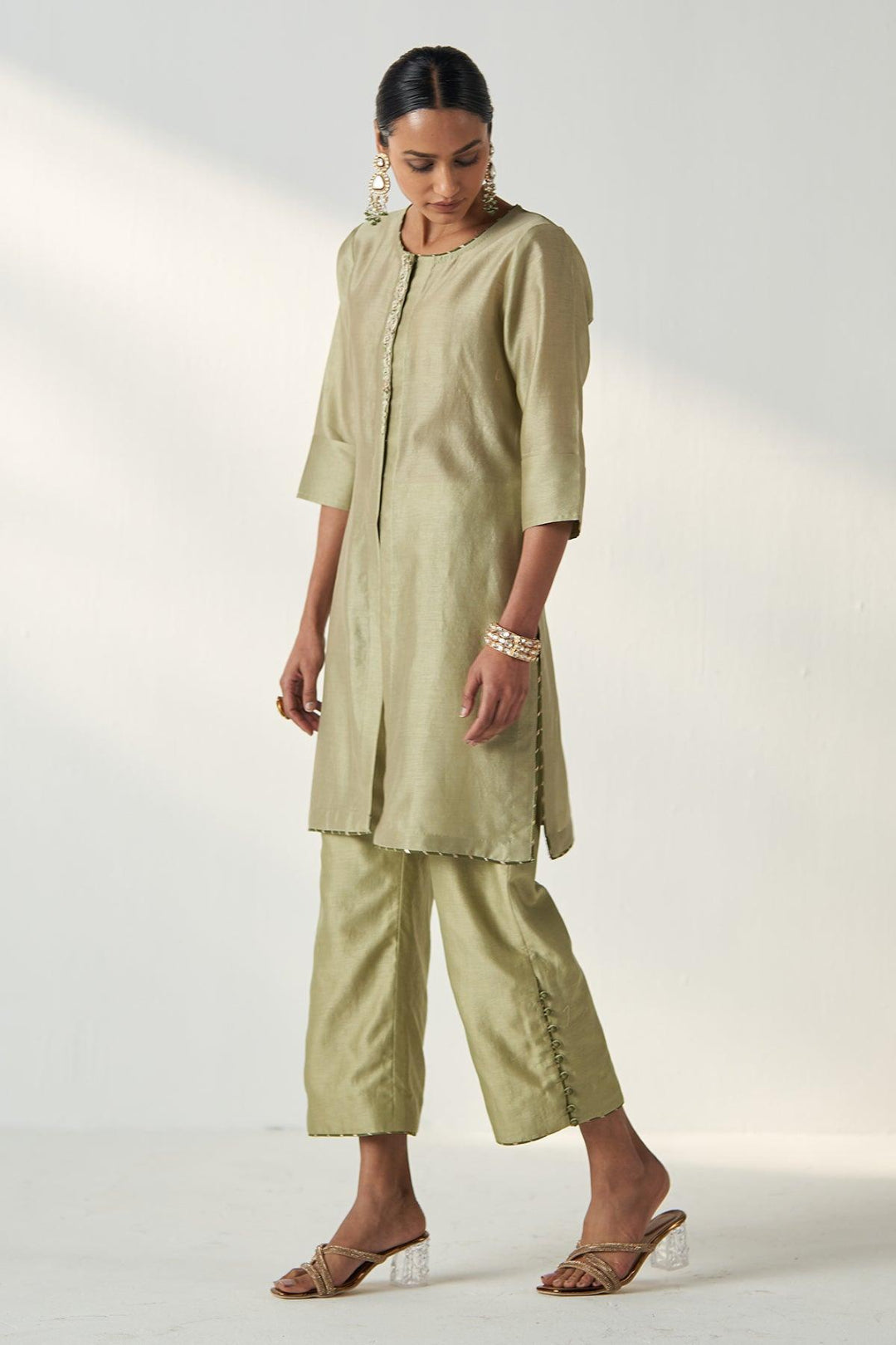 UMA GREEN COORD SET - Studio Bagechaa