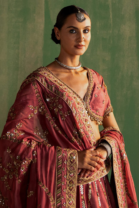 TARINI MAUVE PINK LEHENGA SET