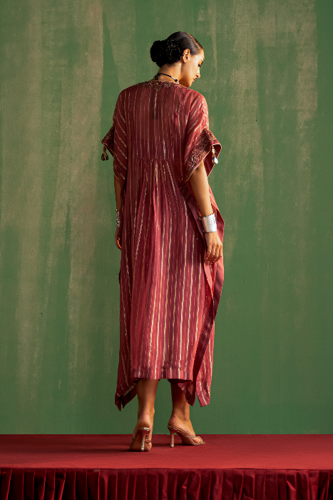 AARIKA MAUVE PINK KAFTAN SET